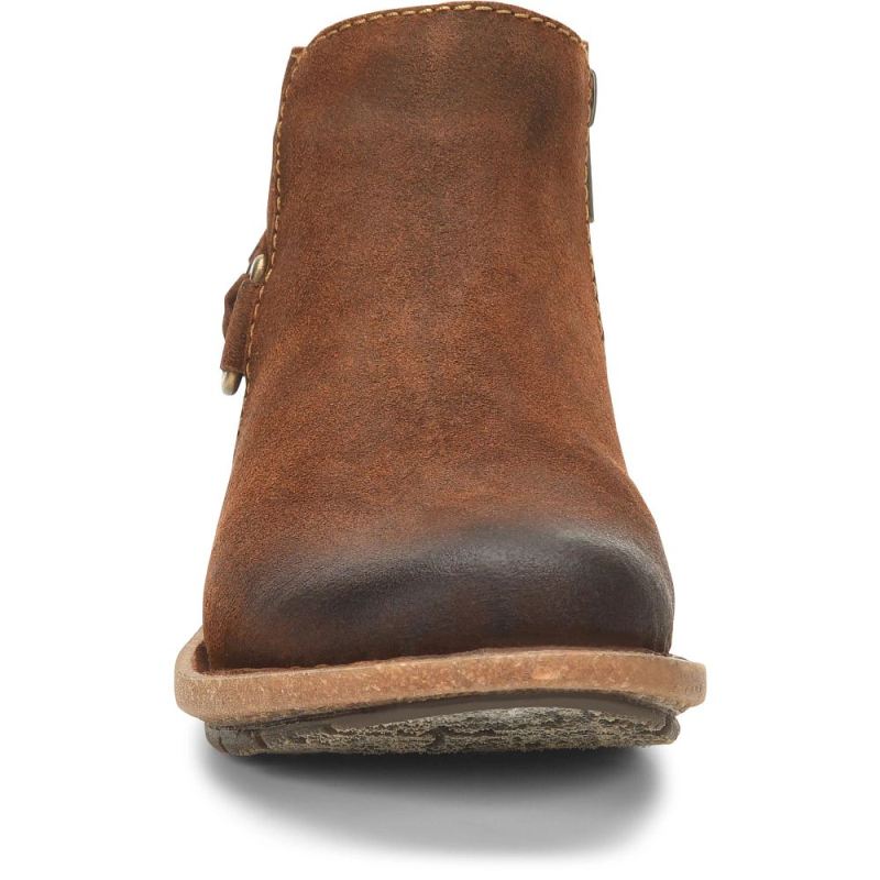 Born Women's Toya Boots - Glazed Ginger Distressed (Brown)