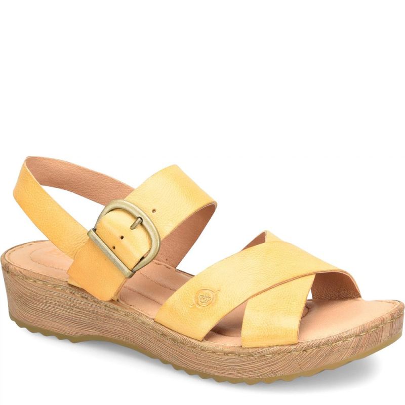 Born Women's Aida Sandals - Sunflower (Yellow)