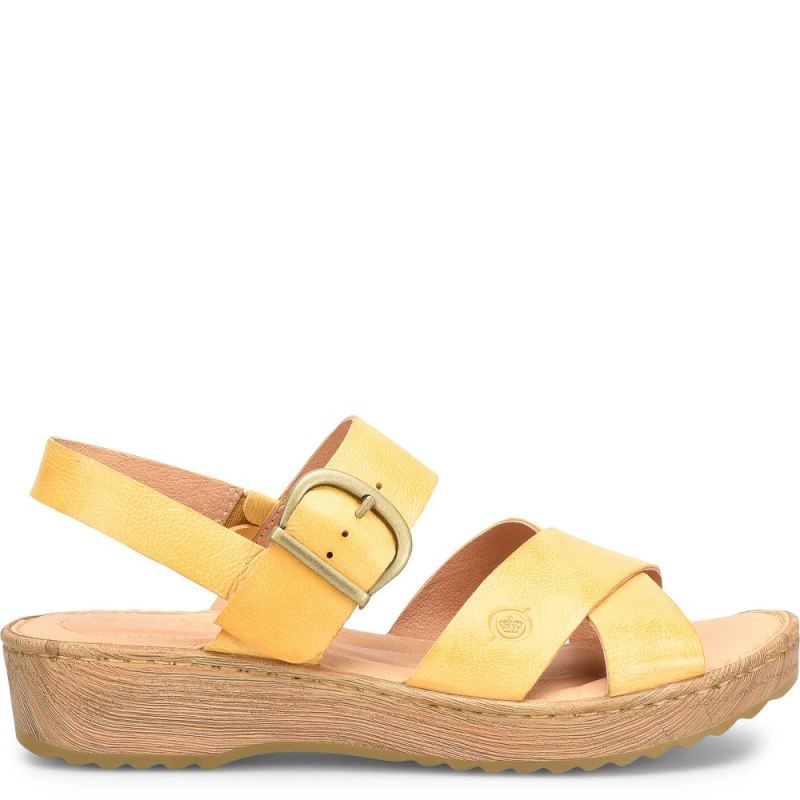 Born Women's Aida Sandals - Sunflower (Yellow)