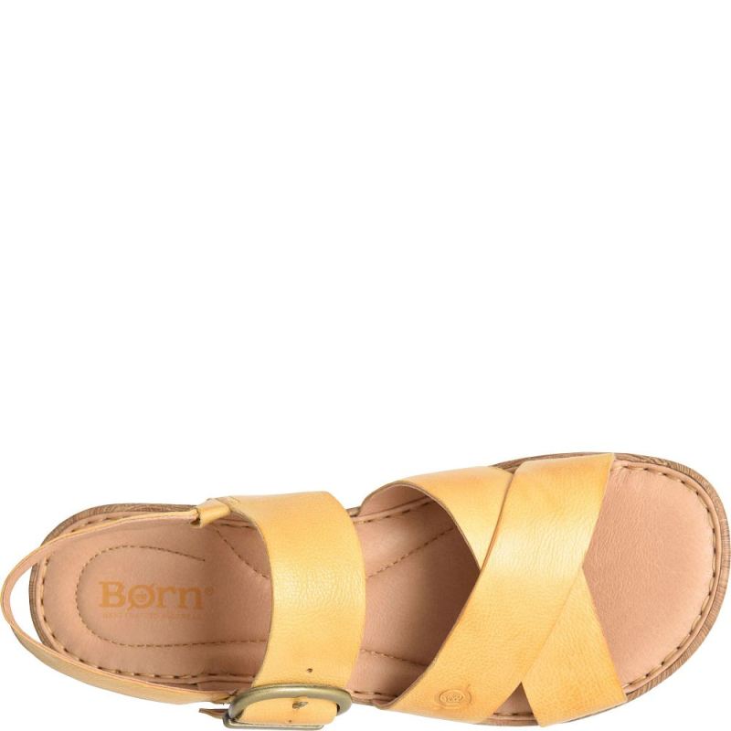 Born Women's Aida Sandals - Sunflower (Yellow)