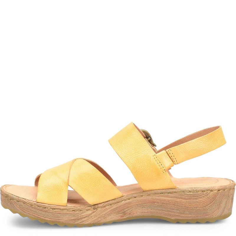 Born Women's Aida Sandals - Sunflower (Yellow)