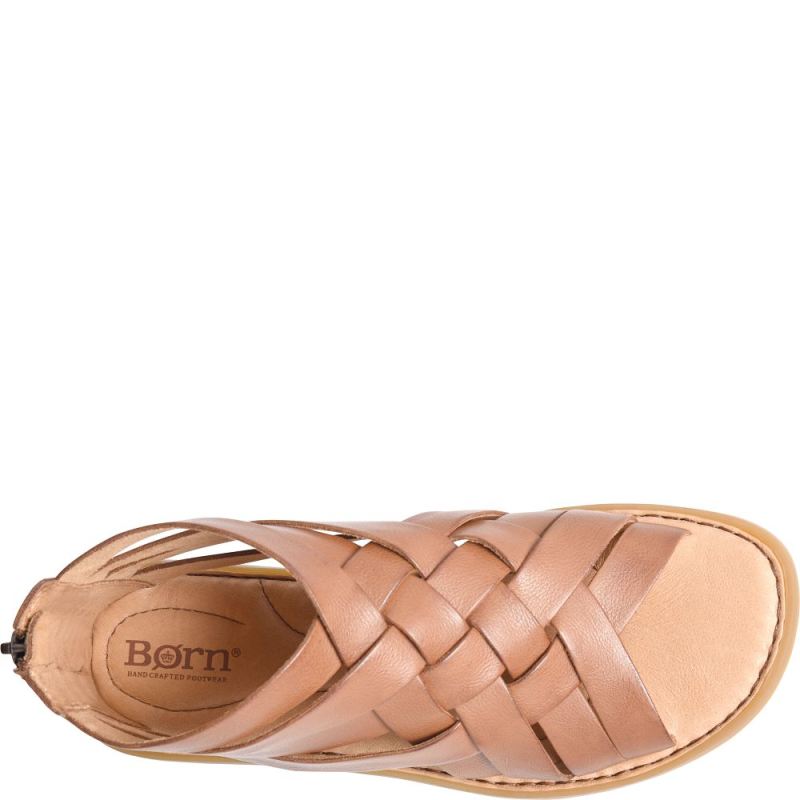 Born Women's Iwa Woven Sandals - Cuoio Brown (Brown)