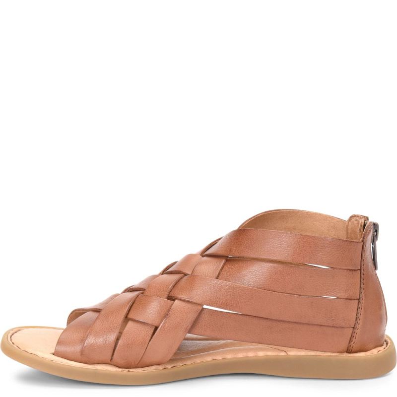 Born Women's Iwa Woven Sandals - Cuoio Brown (Brown)