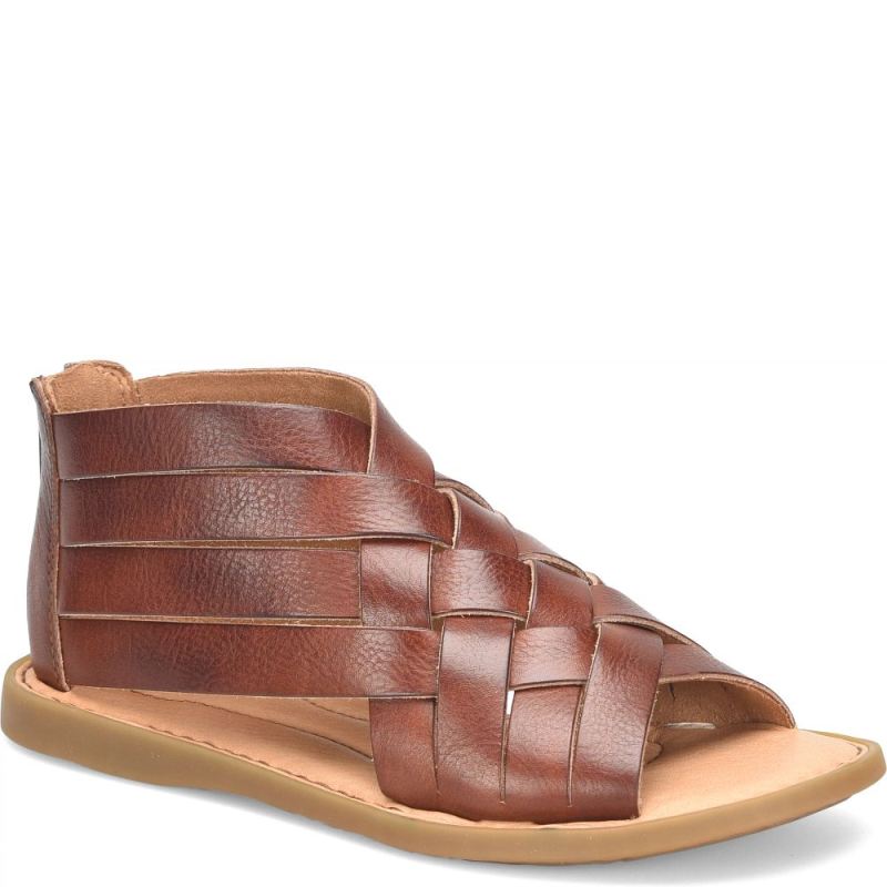 Born Women's Iwa Woven Sandals - Dark Tan Bourbon (Brown)