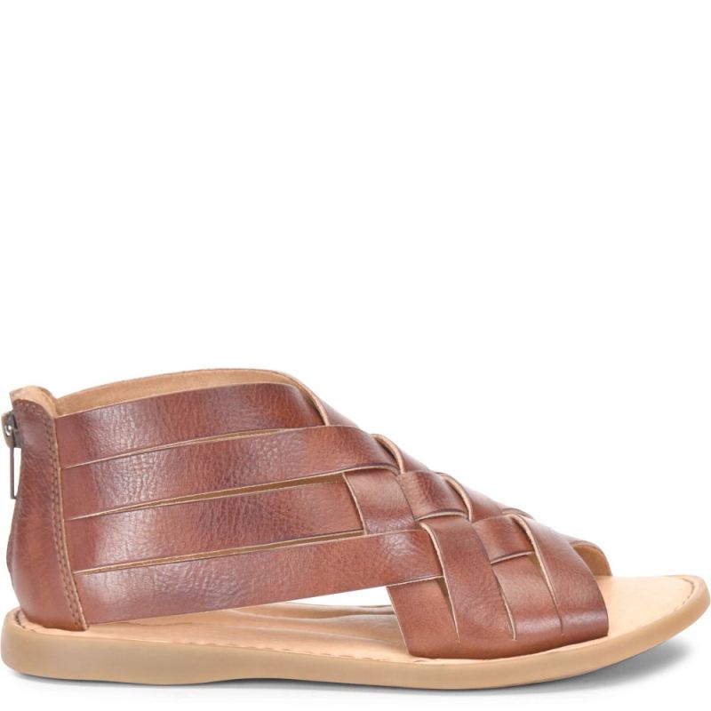 Born Women's Iwa Woven Sandals - Dark Tan Bourbon (Brown)