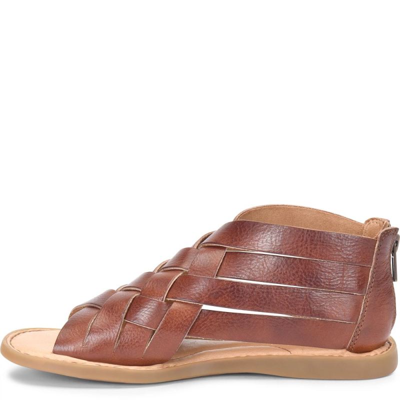 Born Women's Iwa Woven Sandals - Dark Tan Bourbon (Brown)