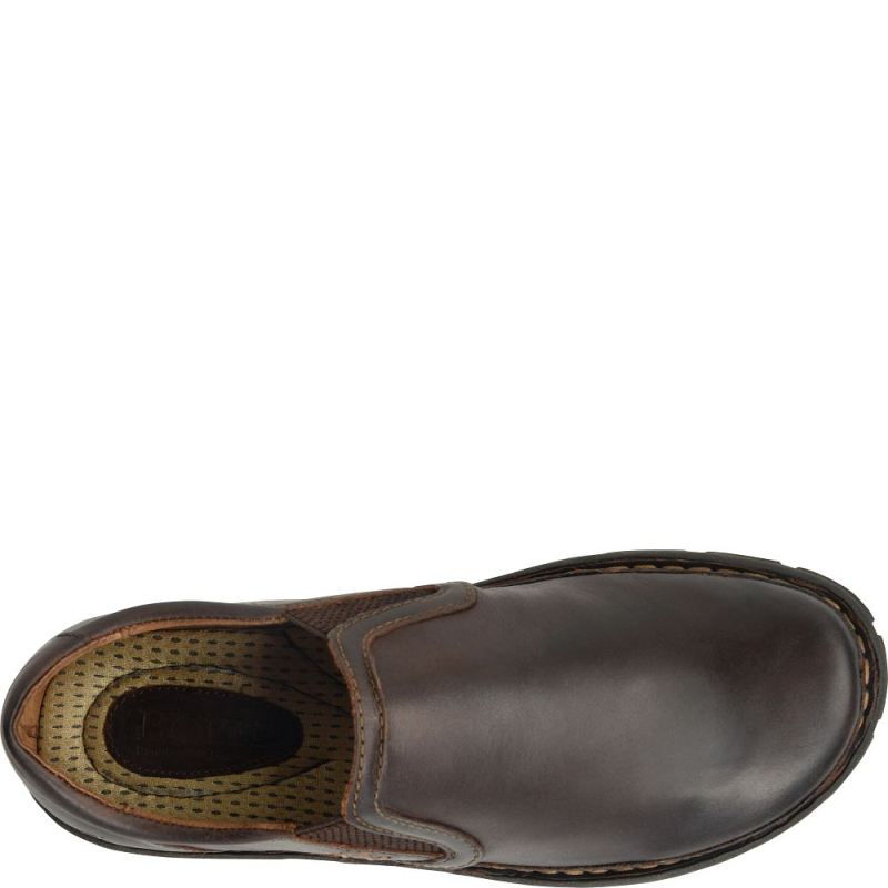 Born Men's Sawyer Slip-Ons & Lace-Ups - Dark Castano (Brown)