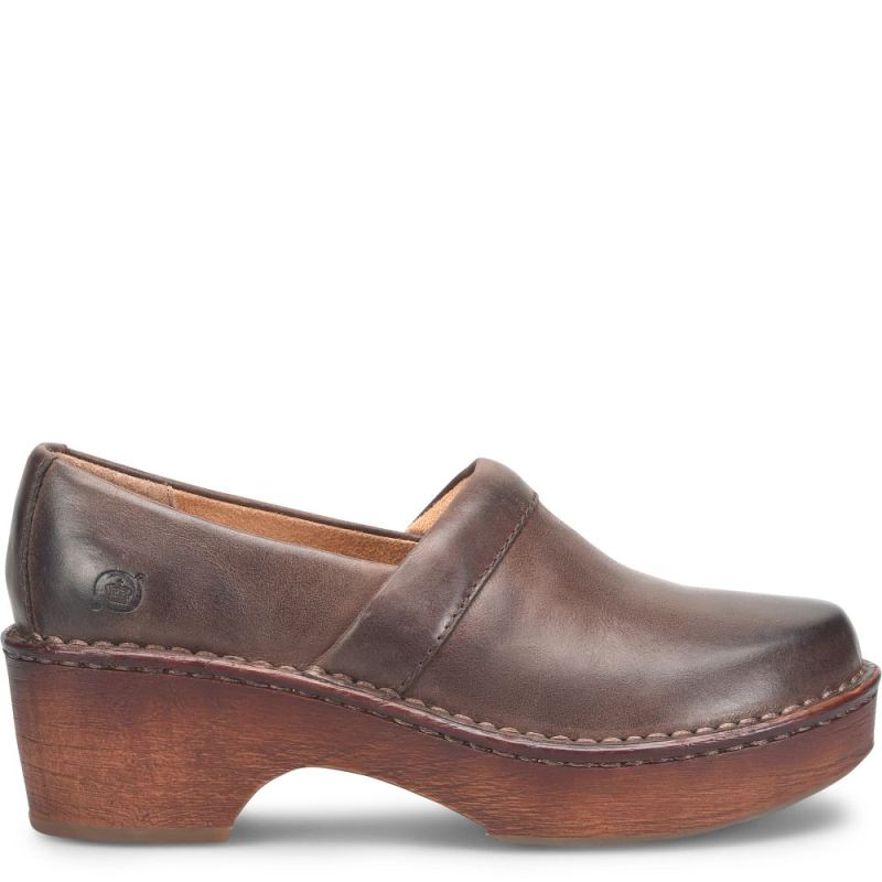 Born Women's Freya Clogs - Chocolate (Brown)