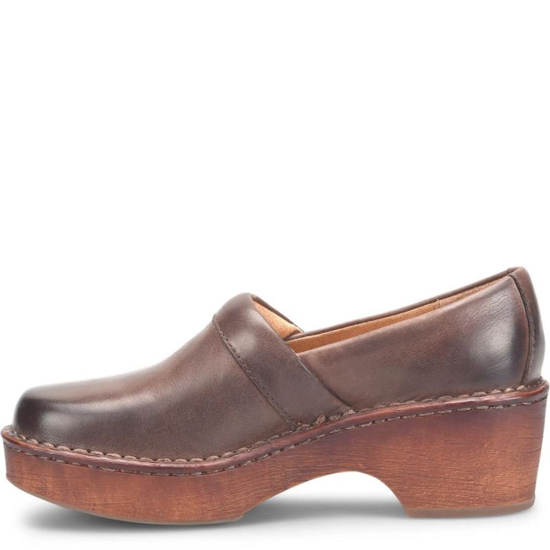 Born Women's Freya Clogs - Chocolate (Brown)