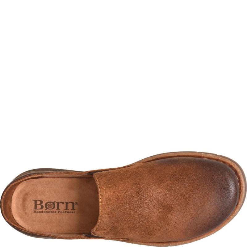 Born Men's Bryson Clog Slip-Ons & Lace-Ups - Glazed Ginger Distr