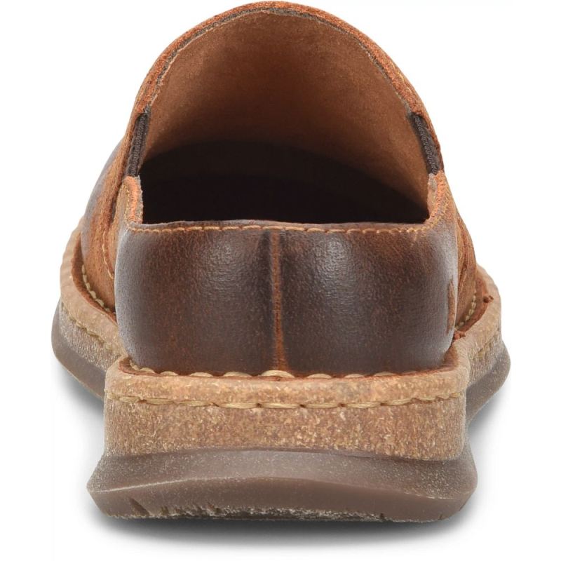 Born Men's Bryson Clog Slip-Ons & Lace-Ups - Glazed Ginger Distr