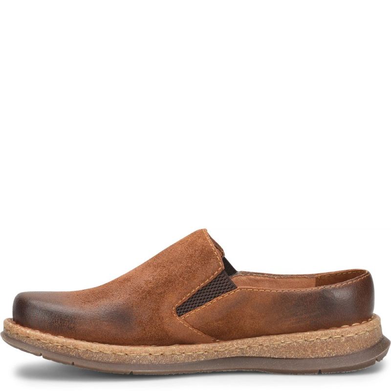 Born Men's Bryson Clog Slip-Ons & Lace-Ups - Glazed Ginger Distr