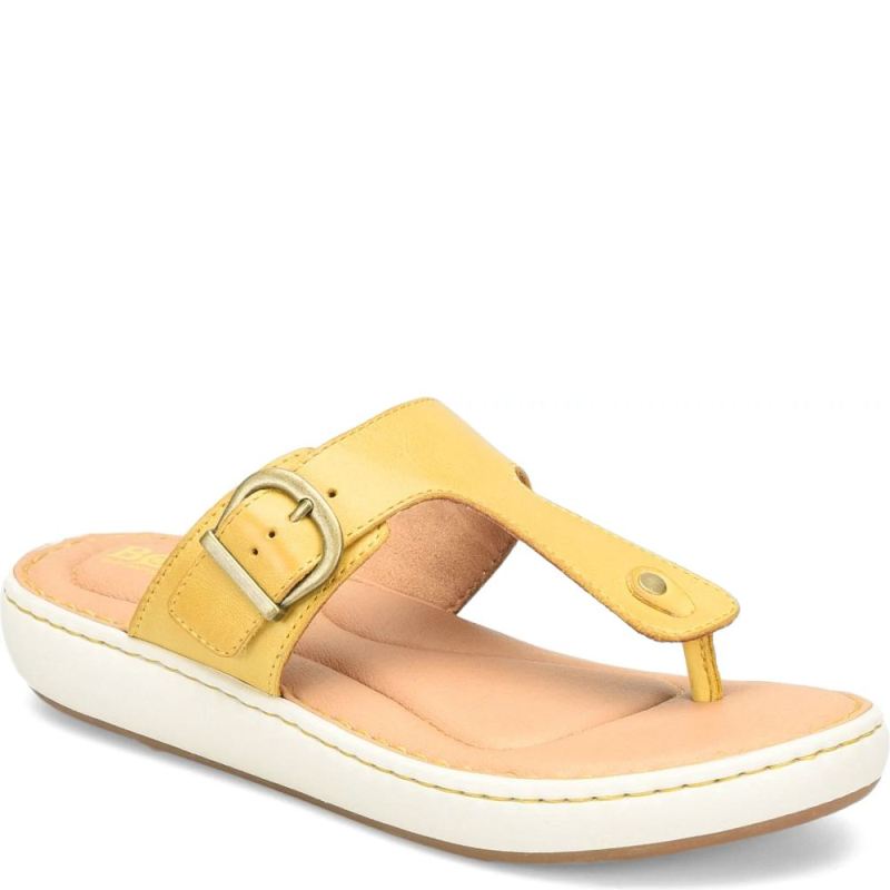 Born Women's Jules Sandals - Yellow Lemon (Yellow)