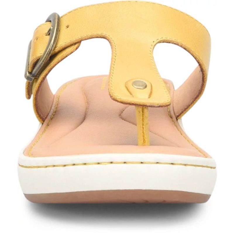 Born Women's Jules Sandals - Yellow Lemon (Yellow)