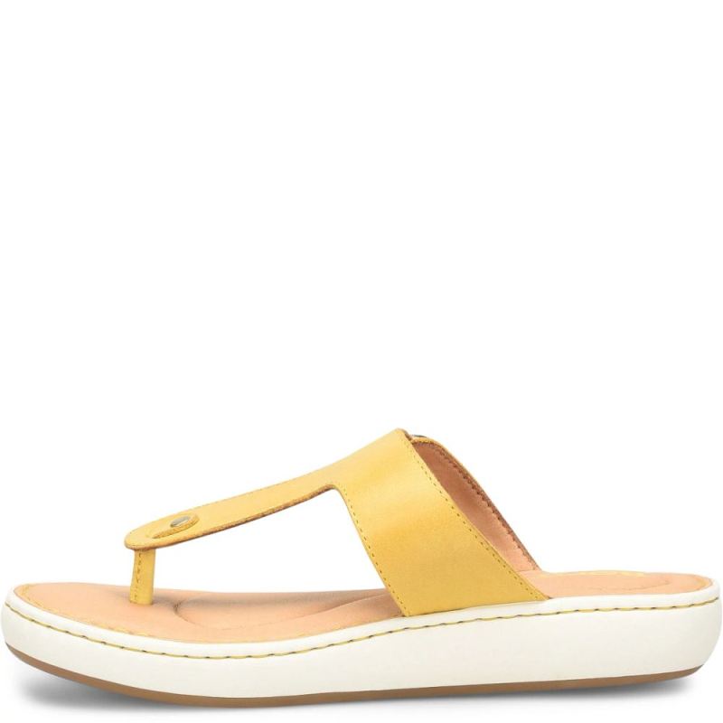 Born Women's Jules Sandals - Yellow Lemon (Yellow)