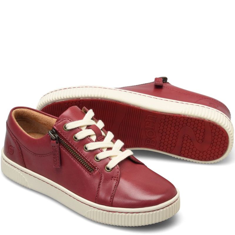 Born Women's Paloma Slip-Ons & Lace-Ups - Red