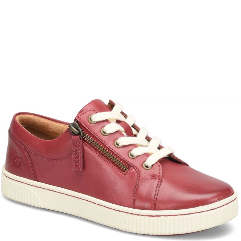 Born Women's Paloma Slip-Ons & Lace-Ups - Red