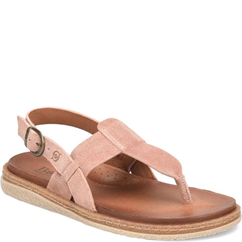 Born Women's Cammie Sandals - Blush Malve Suede (Pink)