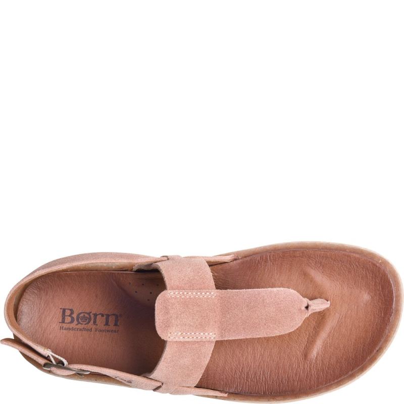 Born Women's Cammie Sandals - Blush Malve Suede (Pink)