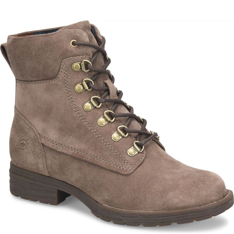 Born Women's Codi Boots - Mustang Taupe Suede (Tan)