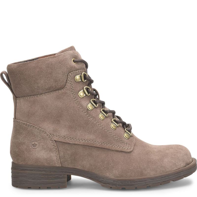 Born Women's Codi Boots - Mustang Taupe Suede (Tan)