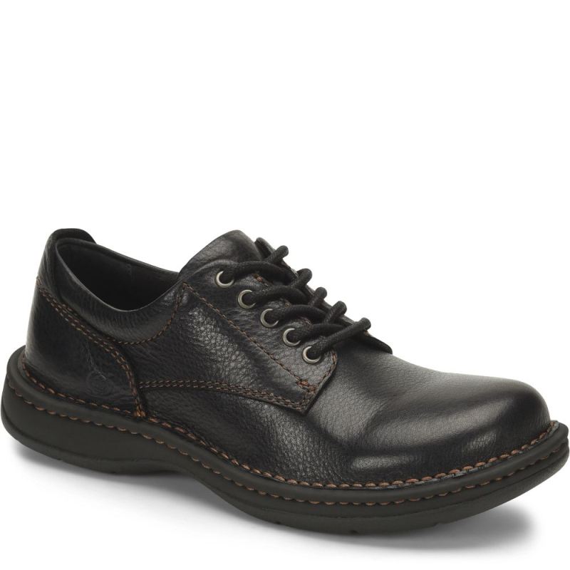 Born Men's Hutchins III Slip-Ons & Lace-Ups - Black