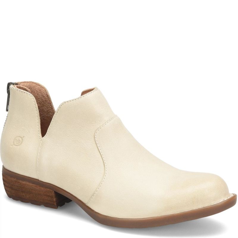 Born Women's Kerri Boots - Cream Fog (White)