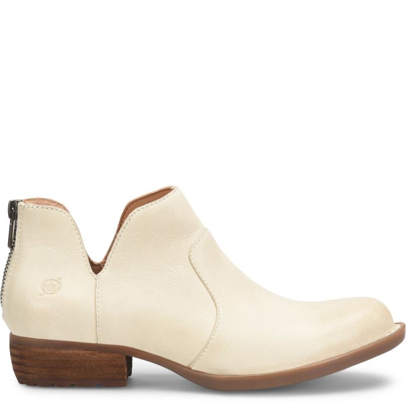 Born Women's Kerri Boots - Cream Fog (White)