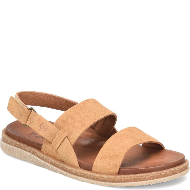 Born Women's Cadyn Sandals - Camel Suede (Tan)