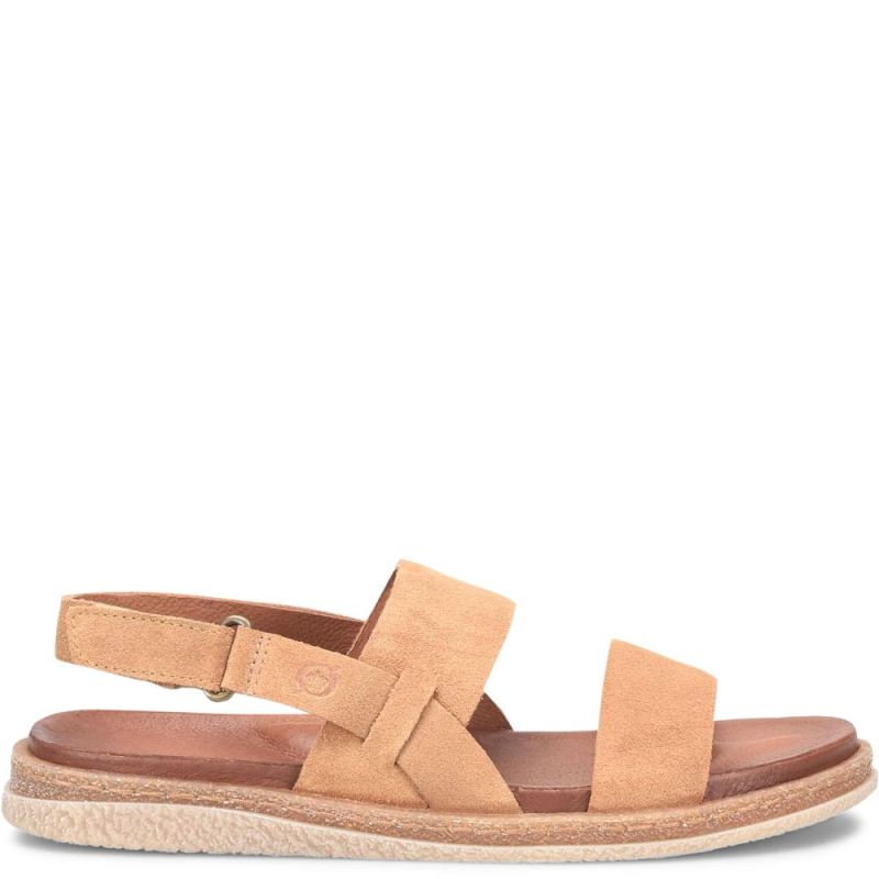 Born Women's Cadyn Sandals - Camel Suede (Tan)