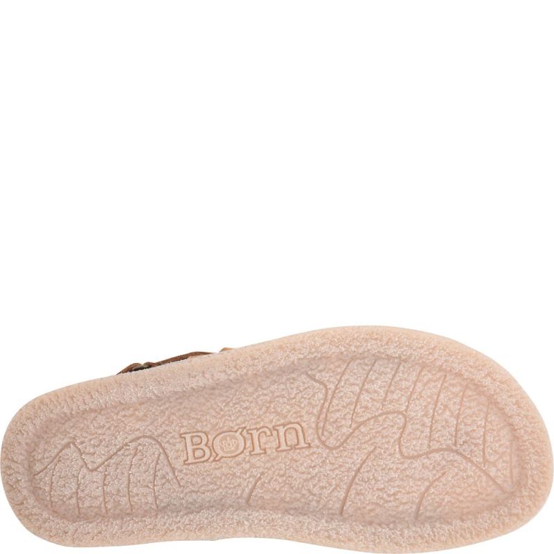 Born Women's Cadyn Sandals - Camel Suede (Tan)