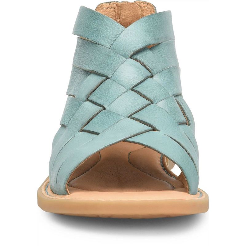 Born Women's Iwa Woven Sandals - Turquoise Lagoon (Green)