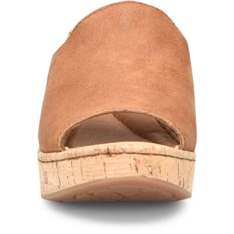 Born Women's Lilah Sandals - Tan Camel Distressed (Tan)