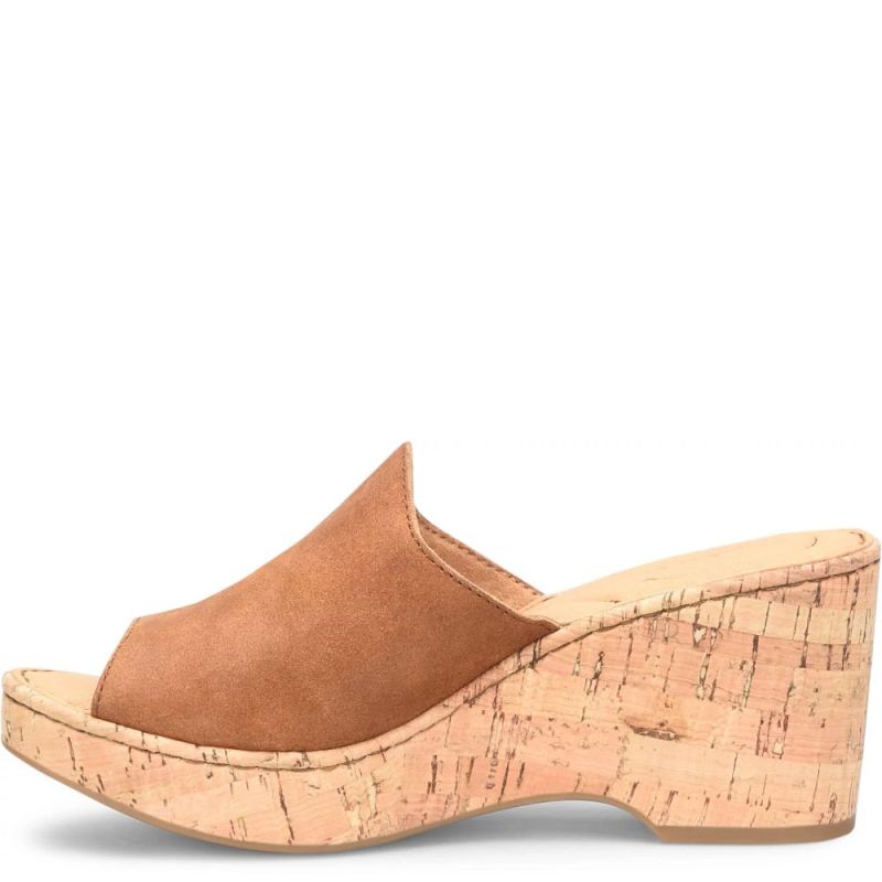 Born Women's Lilah Sandals - Tan Camel Distressed (Tan)