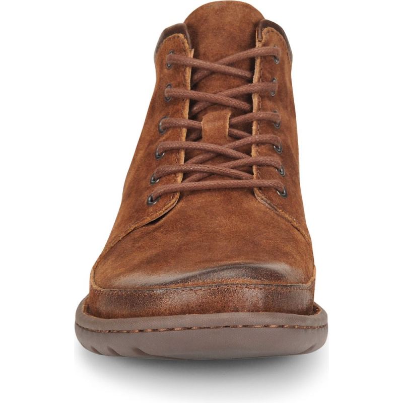 Born Men's Nigel Boots - Rust Tobacco Distressed (Brown)