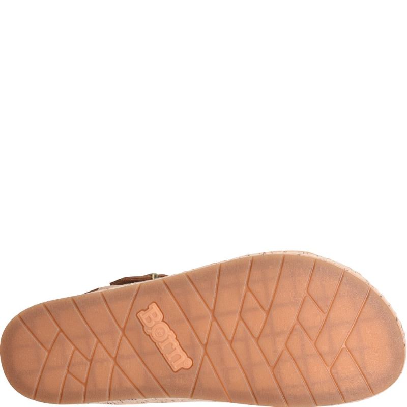 Born Women's Sari Sandals - Cuoio Brown (Brown)