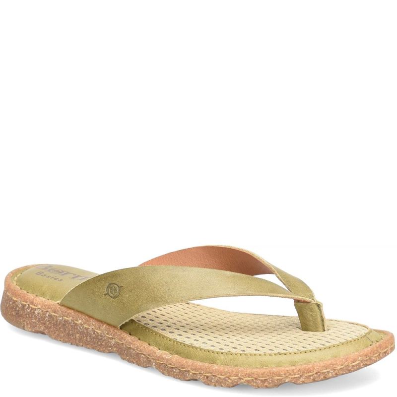 Born Women's Bora Basic Sandals - Olive (Green)