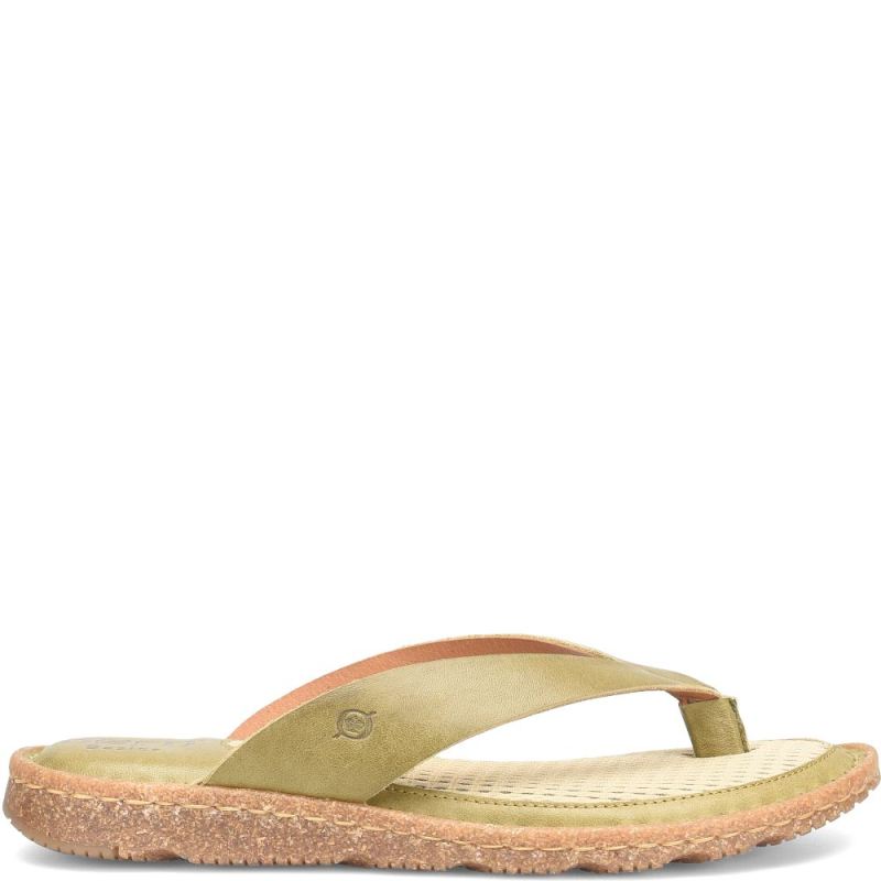 Born Women's Bora Basic Sandals - Olive (Green)