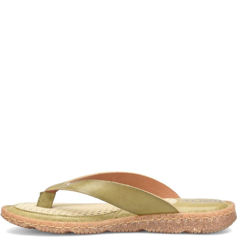 Born Women's Bora Basic Sandals - Olive (Green)