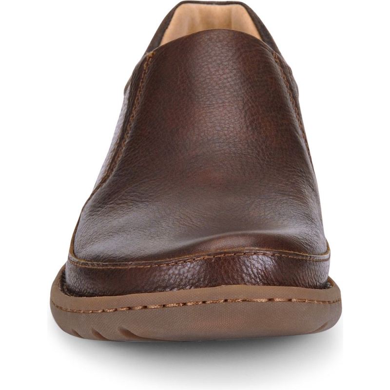 Born Men's Nigel Slip On Slip-Ons & Lace-Ups - Dark Brown (Brown