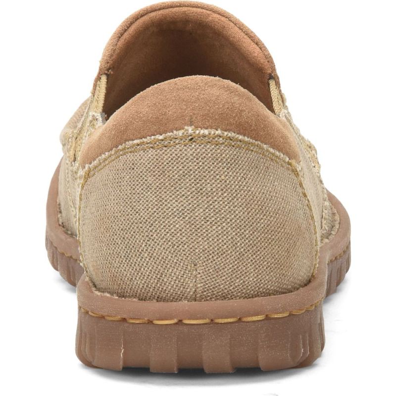 Born Men's Gudmund Slip-Ons & Lace-Ups - Natural Canvas (Tan)