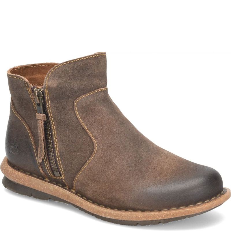 Born Women's Thia Boots - Taupe Avola Distressed (Tan)