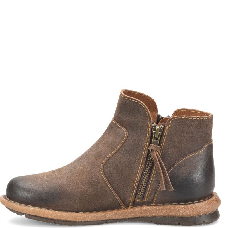 Born Women's Thia Boots - Taupe Avola Distressed (Tan)