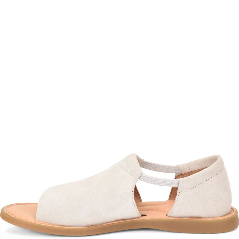 Born Women's Cove Modern Sandals - Cream Porcellana Suede (White