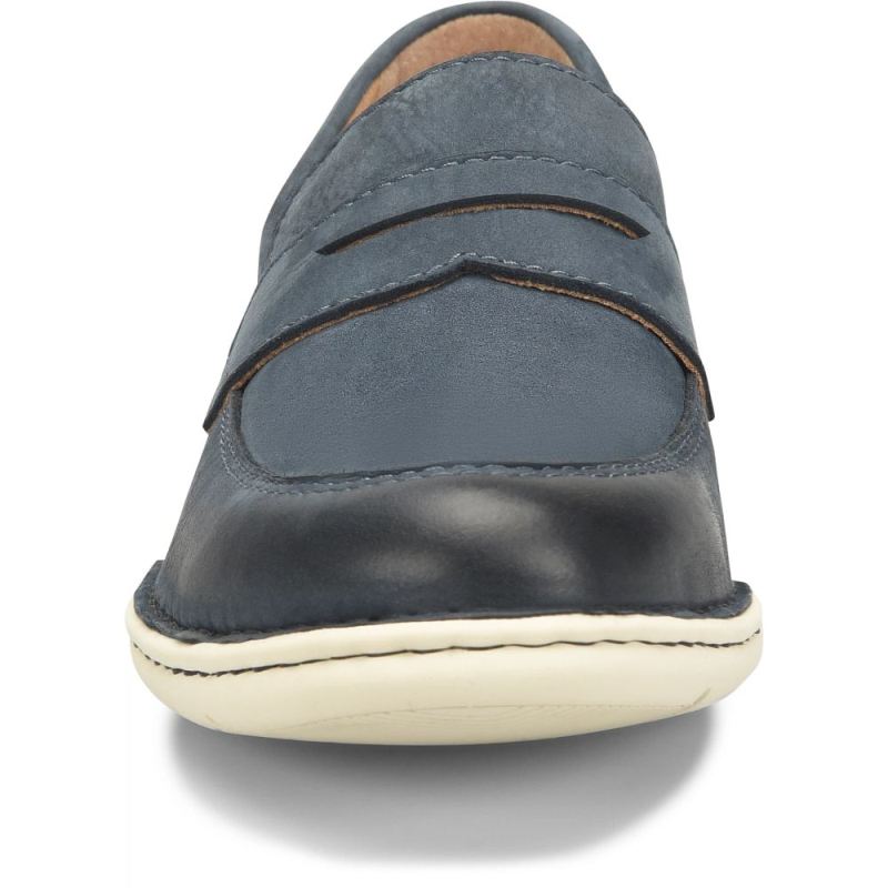 Born Men's Taylor Slip-Ons & Lace-Ups - Navy Blue Night Nubuck (