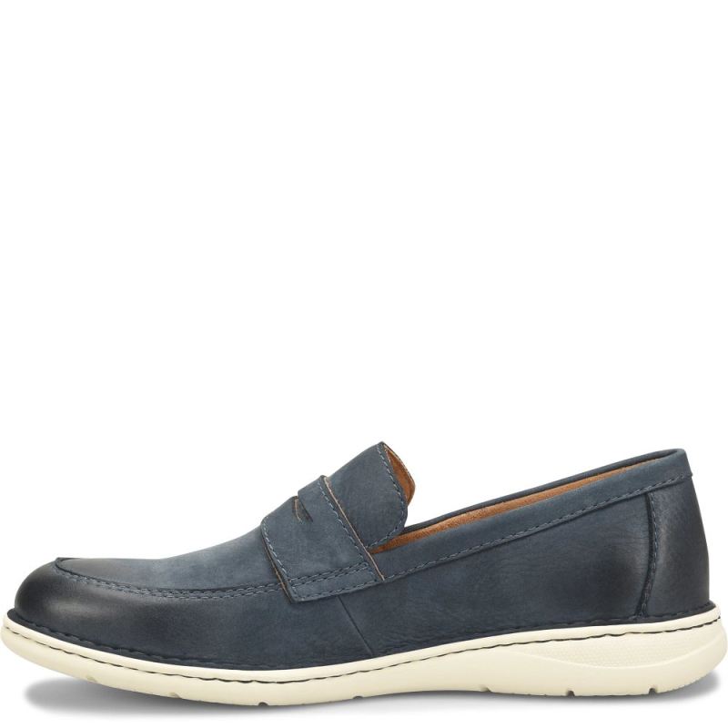 Born Men's Taylor Slip-Ons & Lace-Ups - Navy Blue Night Nubuck (