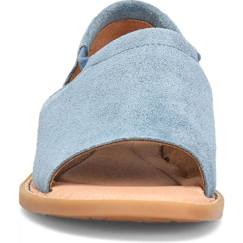 Born Women's Cove Modern Sandals - Jeans Suede (Blue)