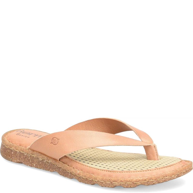 Born Women's Bora Basic Sandals - Natural Rabbit Paw (Tan)