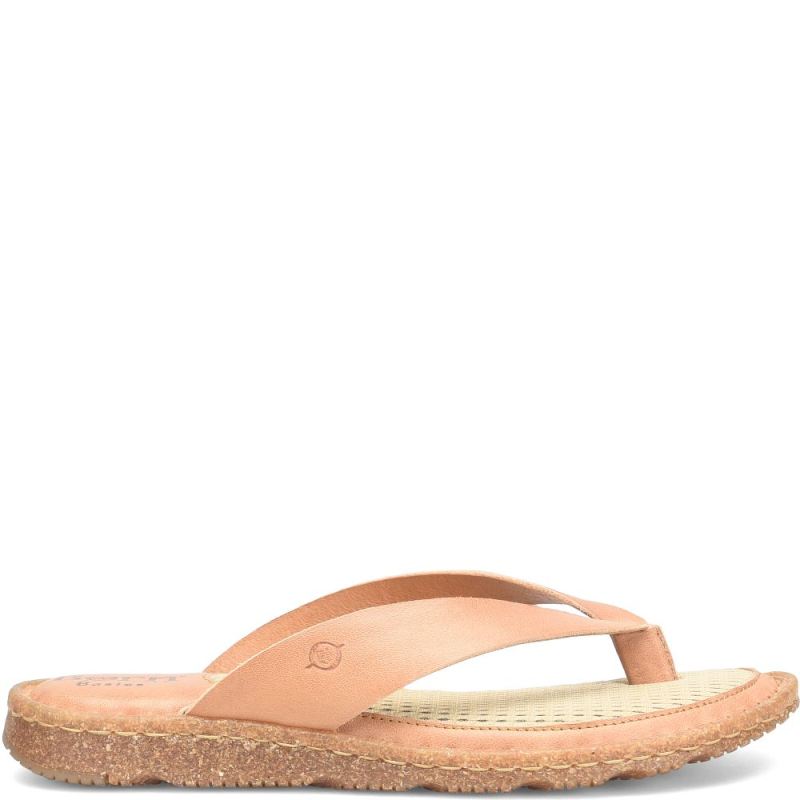 Born Women's Bora Basic Sandals - Natural Rabbit Paw (Tan)