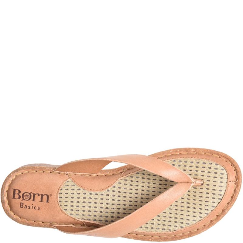 Born Women's Bora Basic Sandals - Natural Rabbit Paw (Tan)